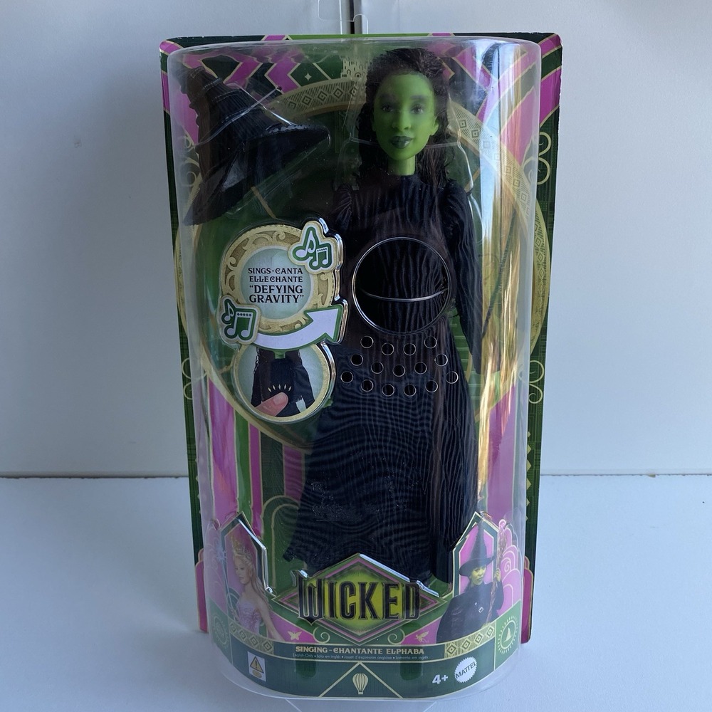 COLLECTIBLE‎ MATTEL Wicked Movie SINGING ELPHABA Doll  MISPRINT ERROR